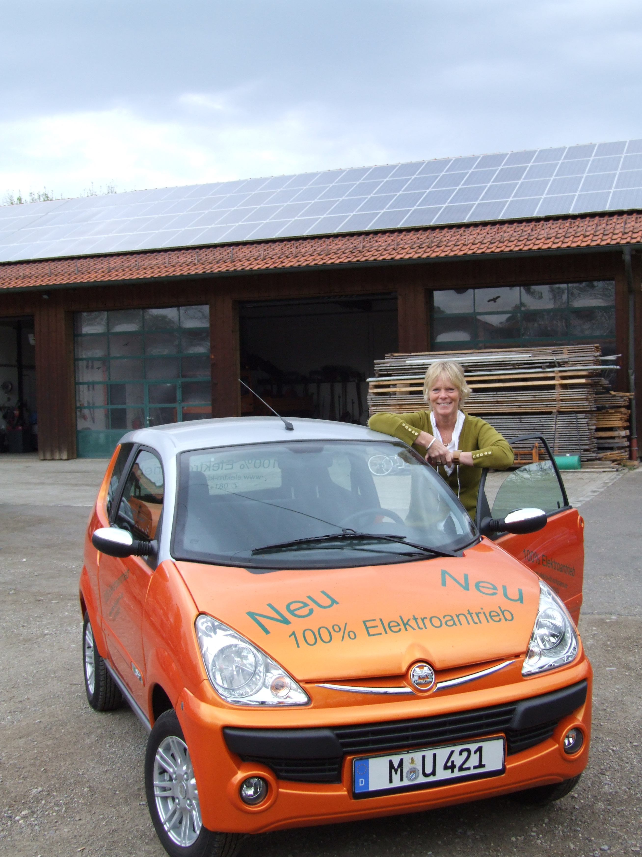 erste Bürger-Solaranlage und mein 
E-Auto